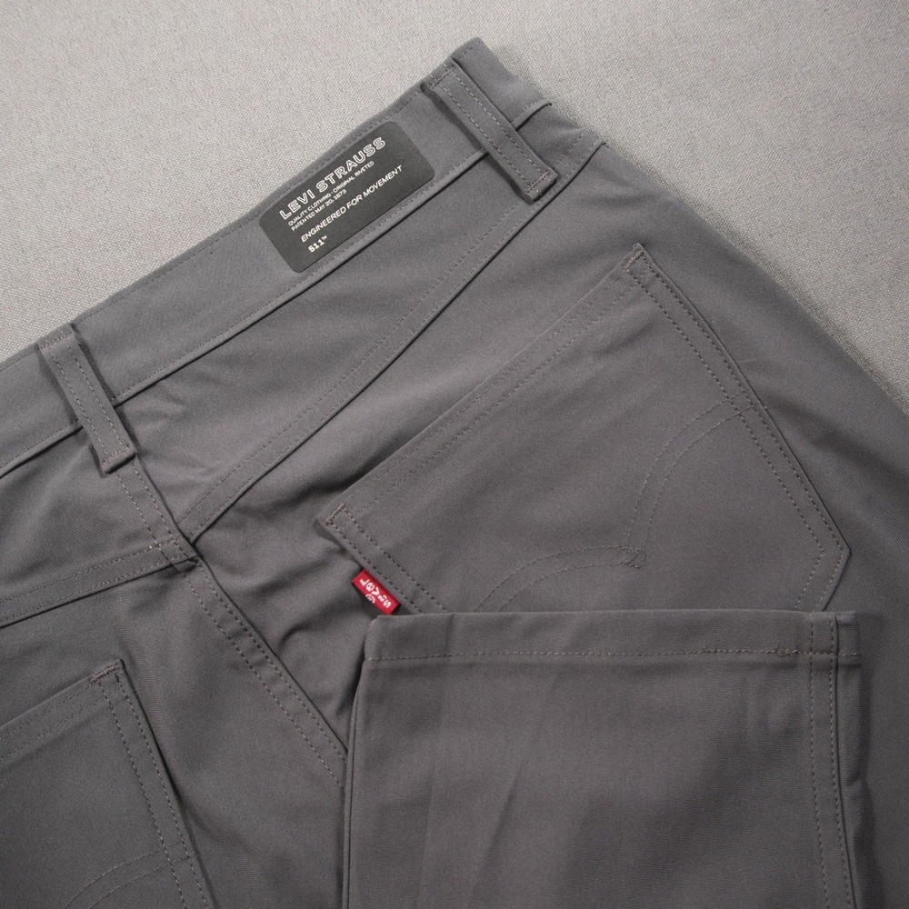 Levi Strauss 511 Performance Active Pants Mens Engineered for Movement 33x32